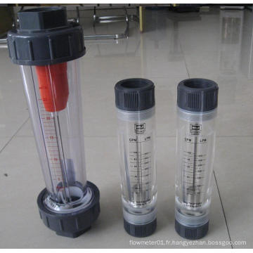 Débitmètre en verre rotatif pour liquide ou gaz